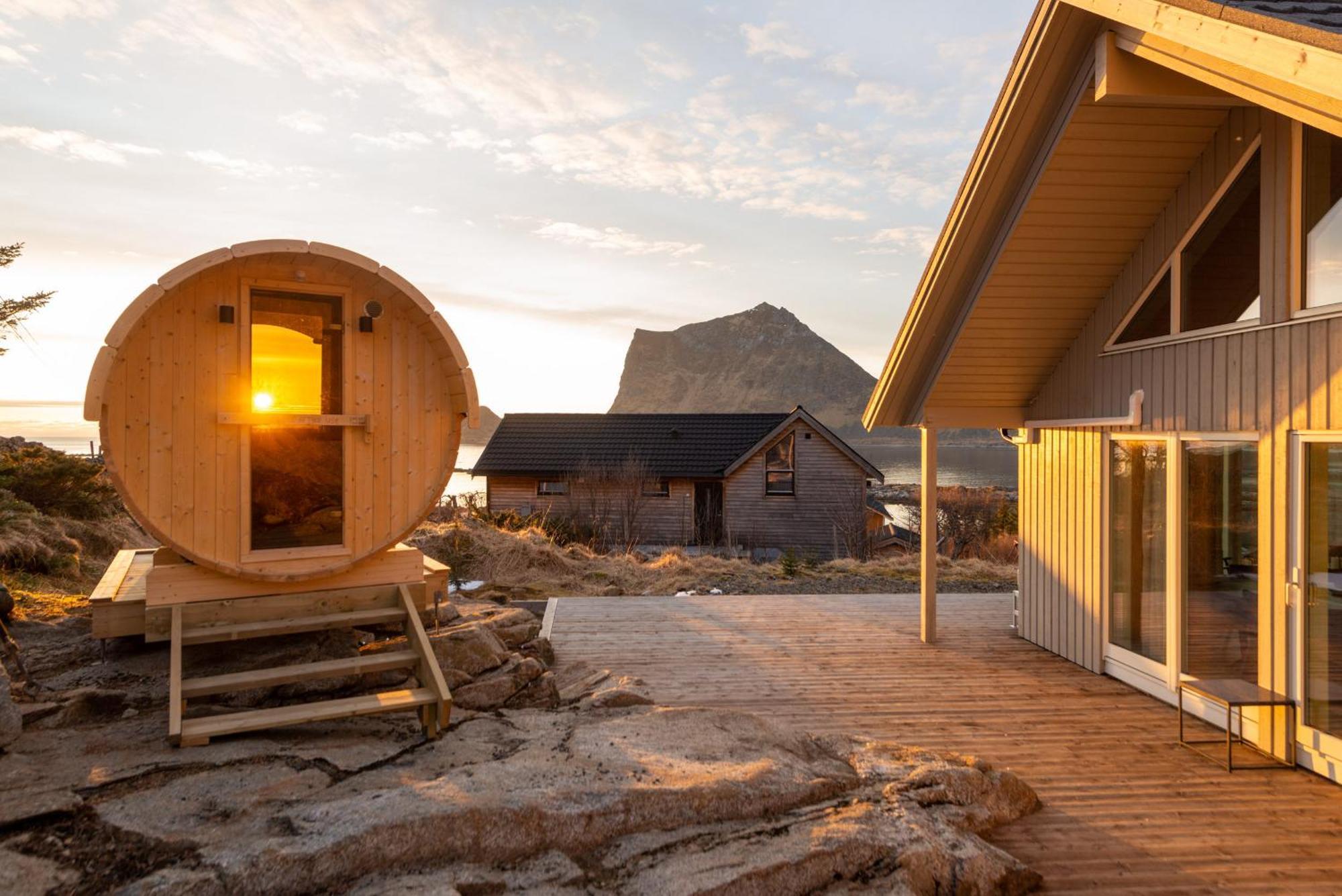 Haukland Beach Panorama Offersoya Exterior foto